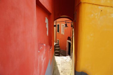 Güzel Manarola renkli sokaklar