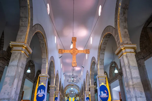 Guadalajara Tlaquepaque Mexico April 2019 Tlaquepaque Scenic Church Peak Tourist — стокове фото