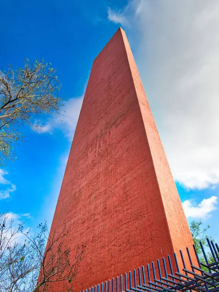 Monterrey Meksyk Grudnia 2018 Monterrey Makroplaza Zabytkowa Wieża Handlowa Faro — Zdjęcie stockowe
