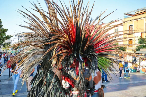 Mexico City Mexiko Dubna 2018 Indický Festival Kmenové Oslavy Náměstí — Stock fotografie