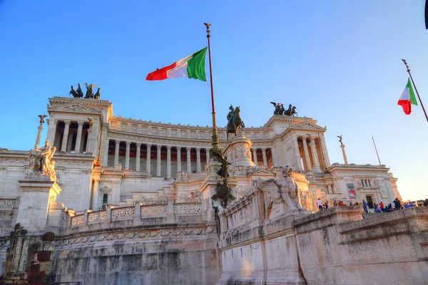 Rom Italien September 2017 Wahrzeichen Altare Della Patria Palast Während — Stockfoto