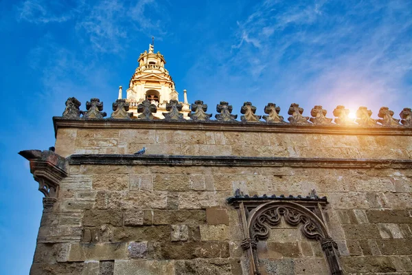 Cathédrale Mezquita Par Une Journée Ensoleillée Cœur Centre Historique Cordoue — Photo