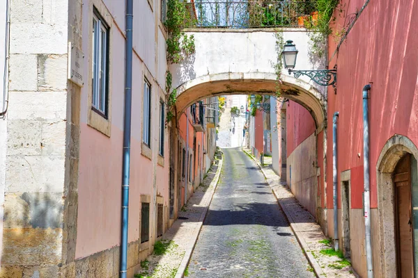 Bâtiments Colorés Centre Historique Lisbonne — Photo