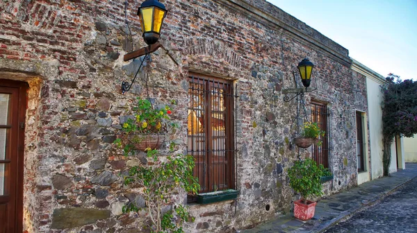 Uruguay Colonia Del Sacramento Utcái Történelmi Központjában Barrio Historico — Stock Fotó