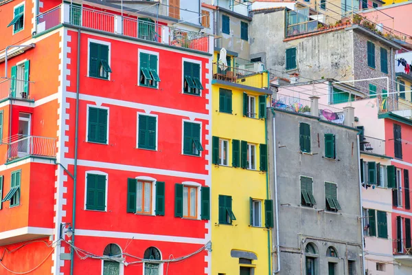 Italia Riomaggiore Calles Coloridas — Foto de Stock