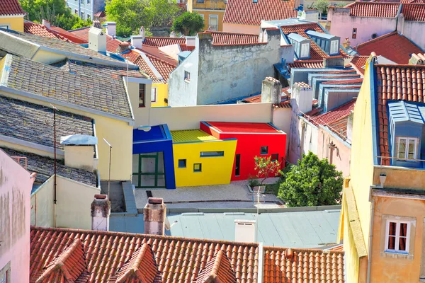 Strade Colorate Lisbona — Foto Stock