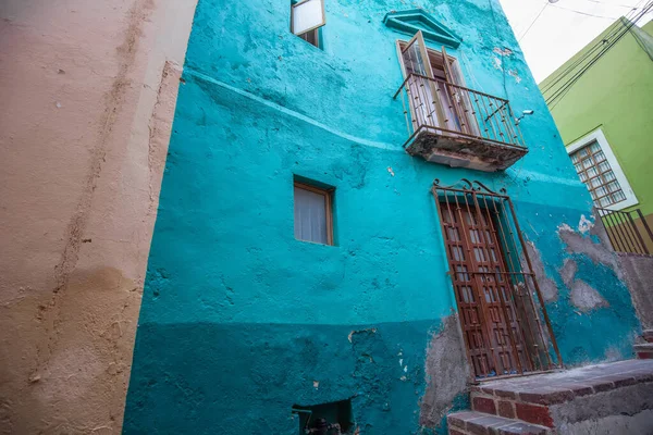 Guanajuato México Ruas Coloridas Cênicas Centro Histórico Cidade — Fotografia de Stock