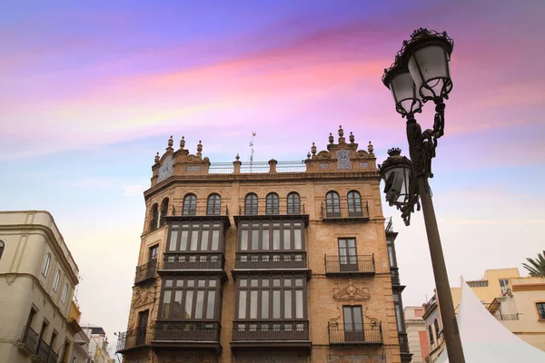 España Sevilla Calles Atardecer Temprano Centro Histórico — Foto de Stock