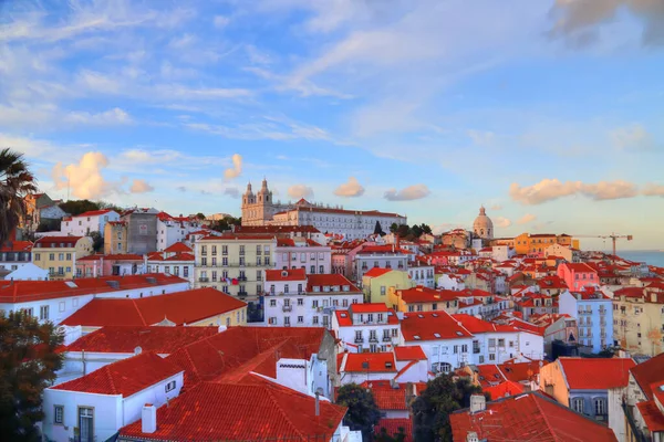 Alfama Aussichtspunkt Lissabon — Stockfoto