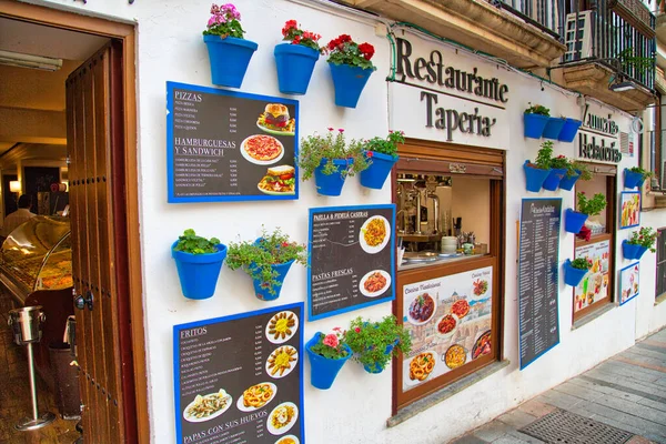 Cordoba Espagne Octobre 2017 Entrée Restaurant Espagnol Près Cathédrale Mezquita — Photo