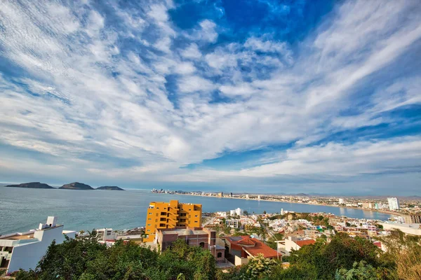 Mazatlan Eski Şehri Meksika Nın Panoramik Manzarası — Stok fotoğraf