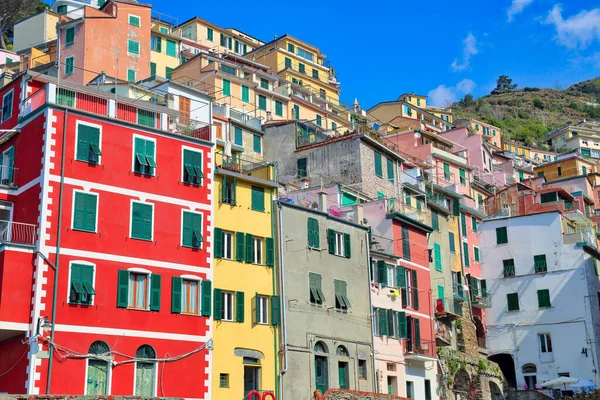 Italie Riomaggiore Rues Colorées — Photo