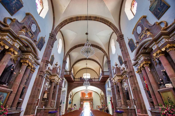 San Miguel Allende México Diciembre 2018 Templo San Francisco Centro — Foto de Stock