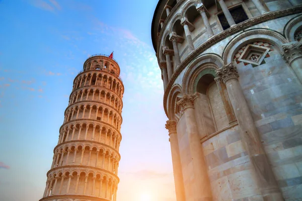 Scenic View Leaning Tower Pisa Italy — Stock Photo, Image