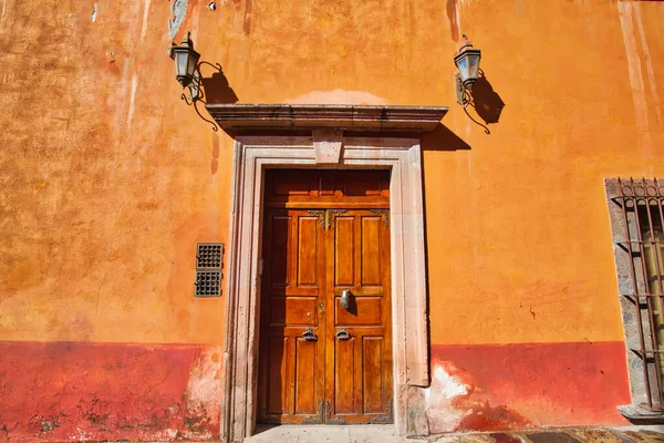 México Coloridos Edificios Calles San Miguel Allende Centro Histórico Ciudad —  Fotos de Stock
