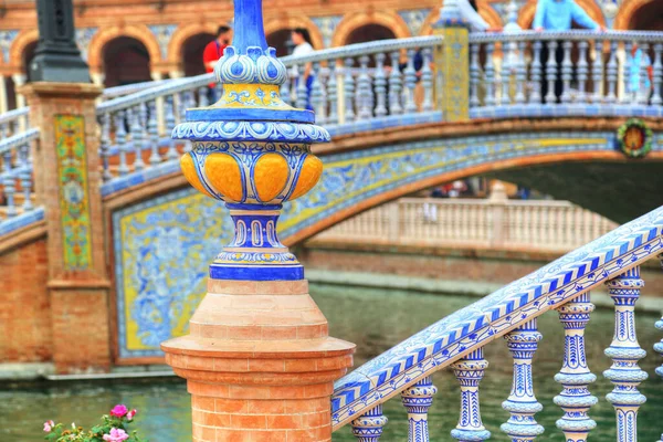 Plaza Espana Seville Architectural Details Orcovers — стокове фото