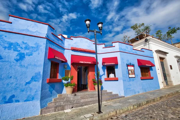 Oaxaca Mexico December 2018 Scenic Old City Street Colorful Colonial — стокове фото