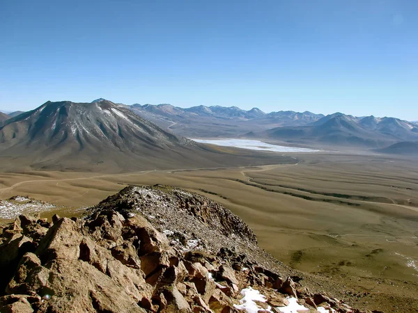 Scenic Views Landscapes Close Cerro Toco Chili — Stockfoto