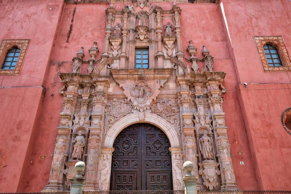 Guanajuato Templomok Történelmi Belvárosban — Stock Fotó