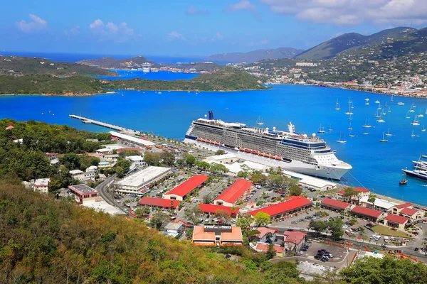 Hajós Körutazás Charlotte Amalie Amerikai Egyesült Államok Virgin Szigetek — Stock Fotó