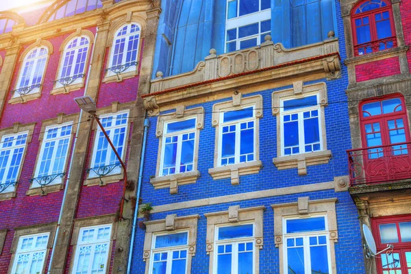 Ruas Porto Bonitas Coloridas — Fotografia de Stock