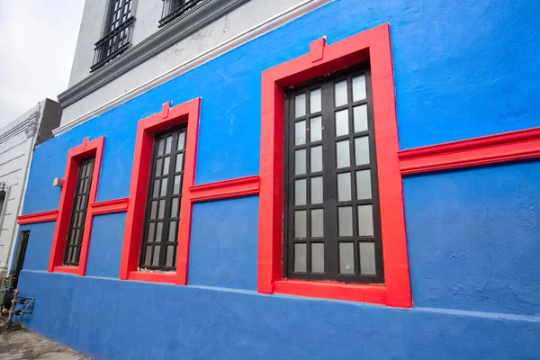 Monterrey Πολύχρωμα Ιστορικά Κτίρια Στο Κέντρο Της Παλιάς Πόλης Barrio — Φωτογραφία Αρχείου