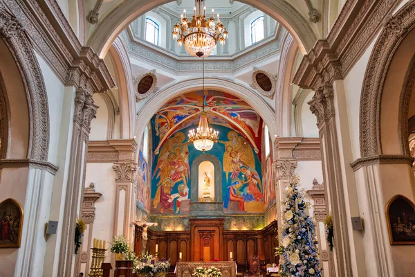 Monterrey Mexico Грудня 2018 Monterrey Macroplaza Metropolitan Cathedral Catedral Metropolitana — стокове фото