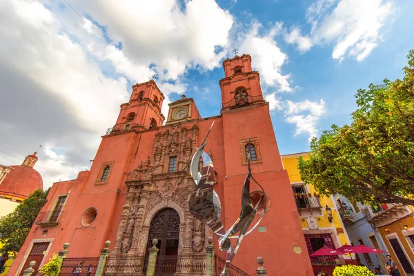 Guanajuato Meksyk Marca 2020 Malownicze Kościoły Guanajuato Historycznym Centrum Miasta — Zdjęcie stockowe