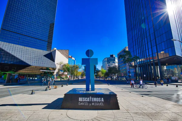 Ciudad México México Diciembre 2018 Una Las Principales Calles Ciudad —  Fotos de Stock