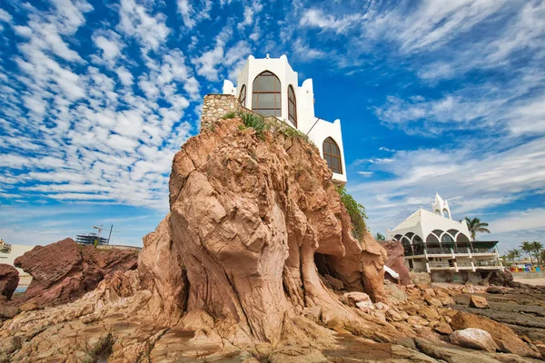 Mazatlan Golden Zone Zona Dorada Känd Turistisk Badort — Stockfoto