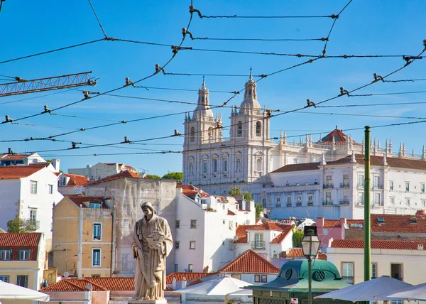 Lisboa Coloridas Calles Alfama — Foto de Stock
