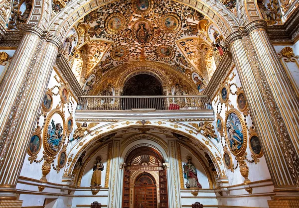 Oaxaca México Dezembro 2018 Interiores Marco Catedral Santo Domingo Centro — Fotografia de Stock