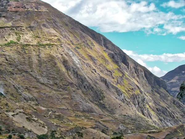 Alausi Trekking Lungo Devils Nose Nariz Del Diablo — Foto Stock