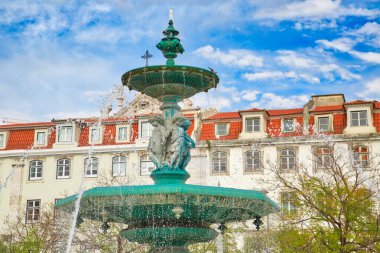 Lizbon 'daki ünlü Rossio Meydanı