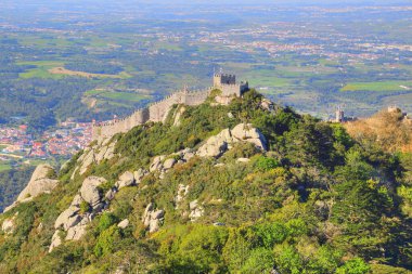 Sintra, Portekiz, Mağriplilerin Manzaralı Şatosu