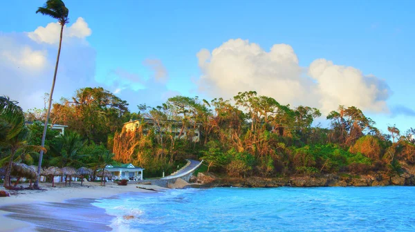 Karibská Dovolená Krásném Středisku — Stock fotografie