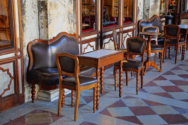 Tables Chairs Restaurant Venice Italy — Stock Photo, Image