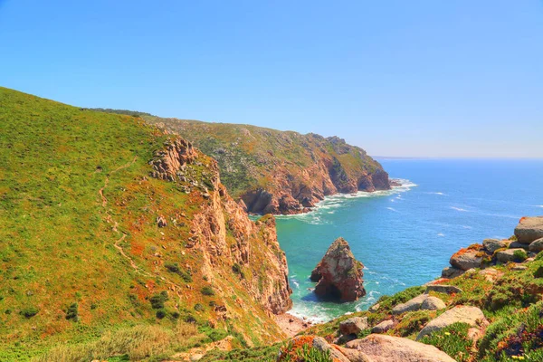 Cabo Roca海滨风景线 — 图库照片