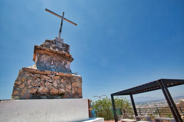 Puerto Vallarta Forgatókönyv Mirador Cerro Cruz Kilátó — Stock Fotó