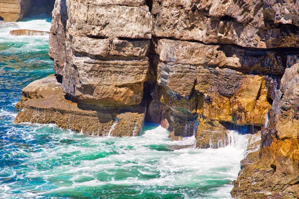 Scénická Tlama Pekla Boca Inferno Soutěska Cascais Portugalsko — Stock fotografie