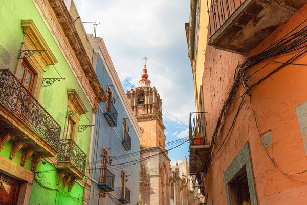 Guanajuato México Ruas Coloridas Cênicas Centro Histórico Cidade — Fotografia de Stock