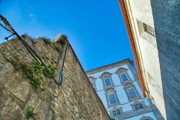Belles Colorées Rues Porto Près Rio Douro — Photo