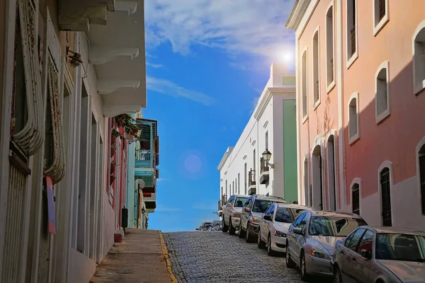 San Juan Ulice Jasného Slunečného Dne — Stock fotografie