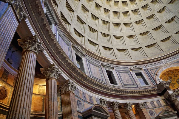 Templo Panteão Roma Itália — Fotografia de Stock