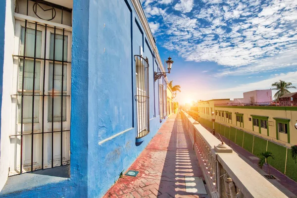 Messico Mazatlan Vecchie Strade Colorate Nel Centro Storico — Foto Stock