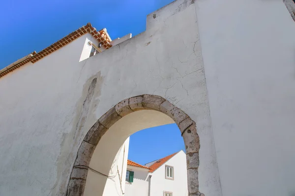 Portugália Scenic Utcák Tengerparti Üdülőhely Város Cascais Történelmi Belvárosában — Stock Fotó