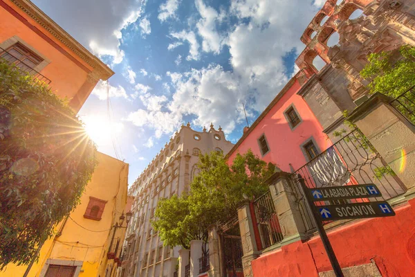 Guanajuato México Pintorescas Calles Coloridas Centro Histórico Ciudad — Foto de Stock