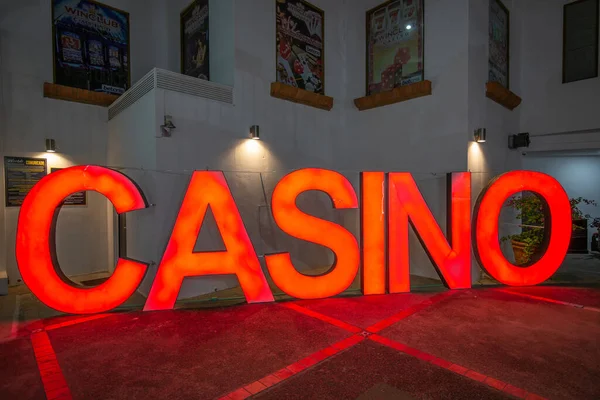 Puerto Vallarta Casino Located Close Malecon Center Night Life Puerto — Stock Photo, Image