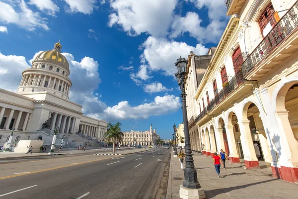 Hawana Kuba Grudnia 2019 Narodowy Budynek Kapitolu Capitolio Nacional Habana — Zdjęcie stockowe