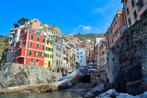 Italy Riomaggiore October 2017 Colorful Streets Riomaggiore — Stock Photo, Image